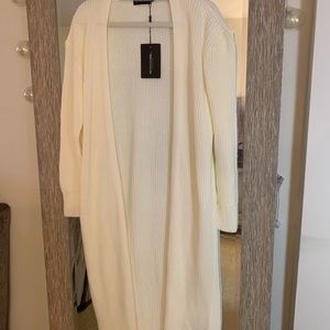 Cream knit maxi cardigan ✨